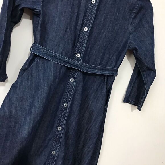 Wonder Nation Girls Denim Chambray Button Front Dress size large 10-12 plus - Picture 12 of 14